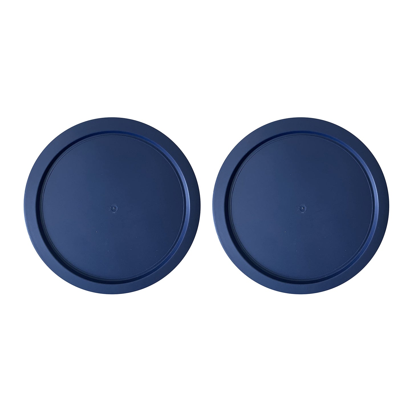 Replacement Lid for Pyrex 5" Storage Plastic Cover 2 Cup Bowl Dish 7200-PC Blue (2-Pack)