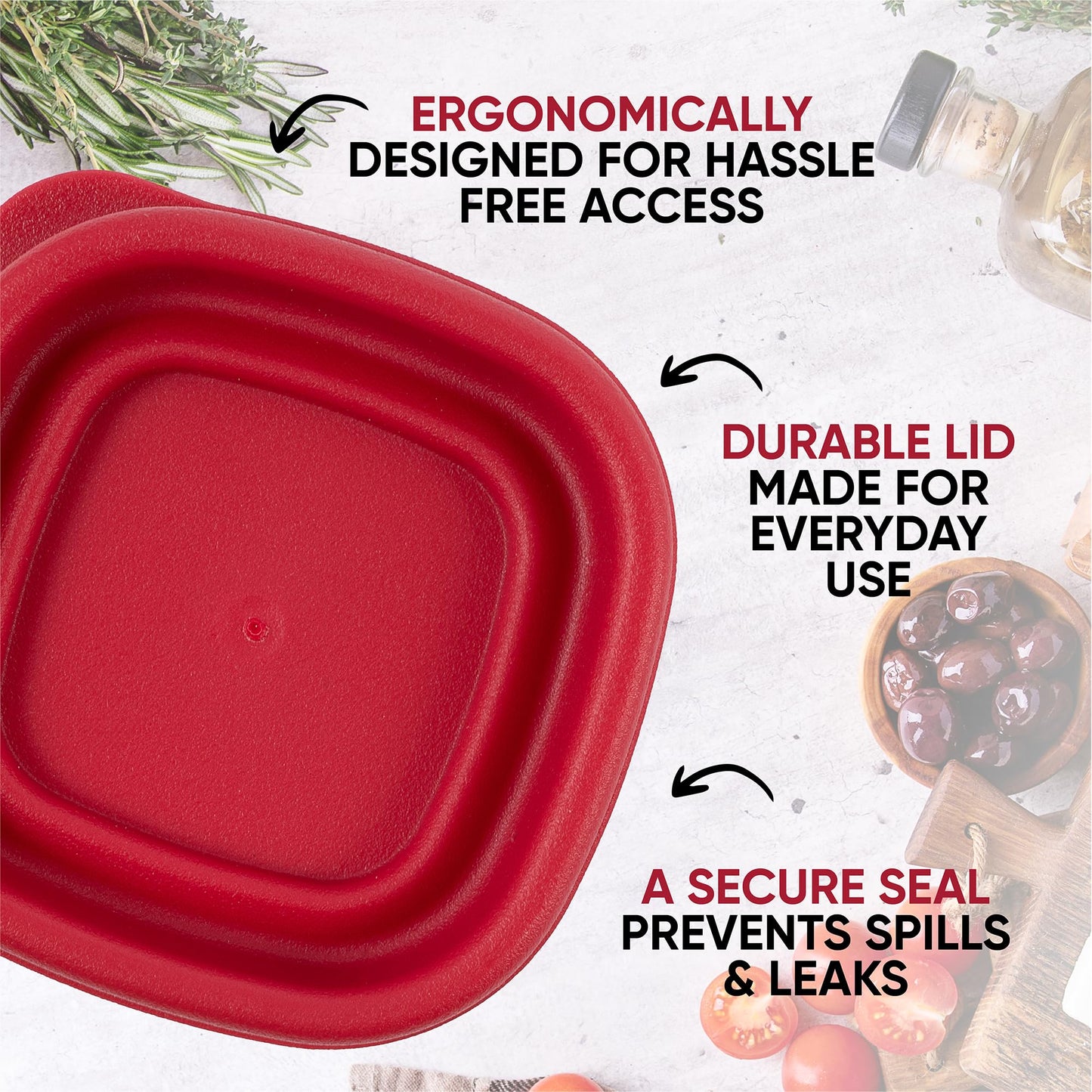 Replacement Lids for Rubbermaid Food Storage Containers