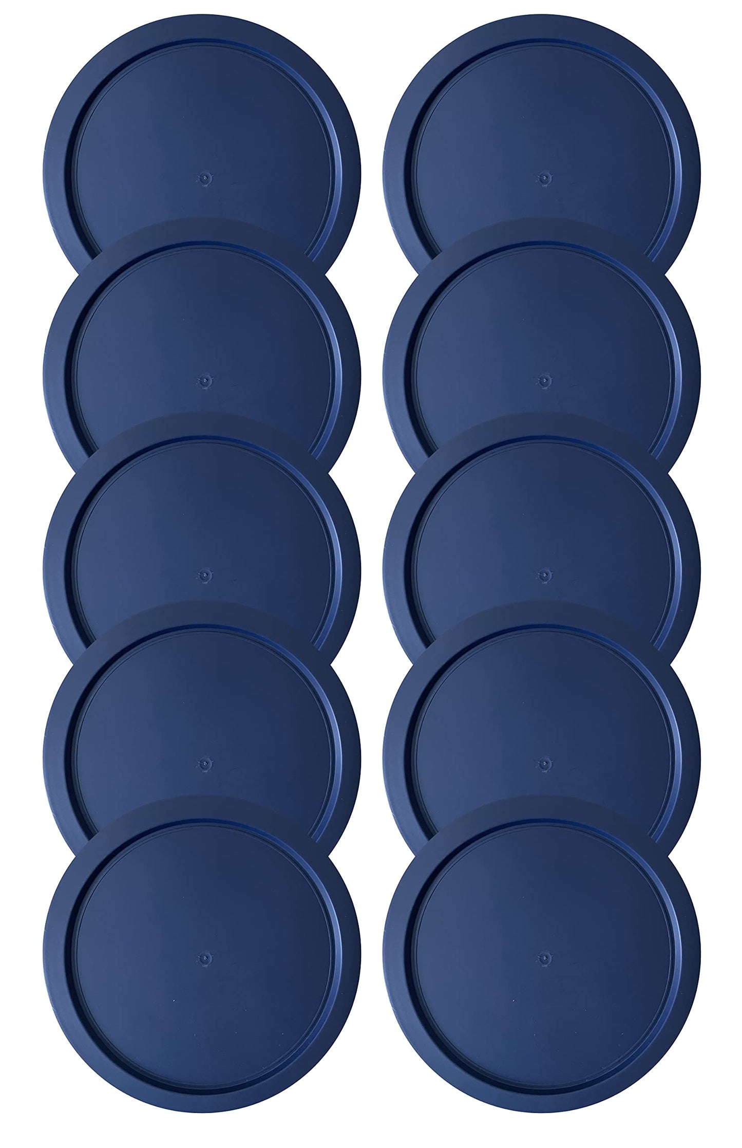 Replacement Lid for Pyrex 6" Storage Plastic Cover 4 Cup Bowl Dish 7201-PC Blue (10-Pack)