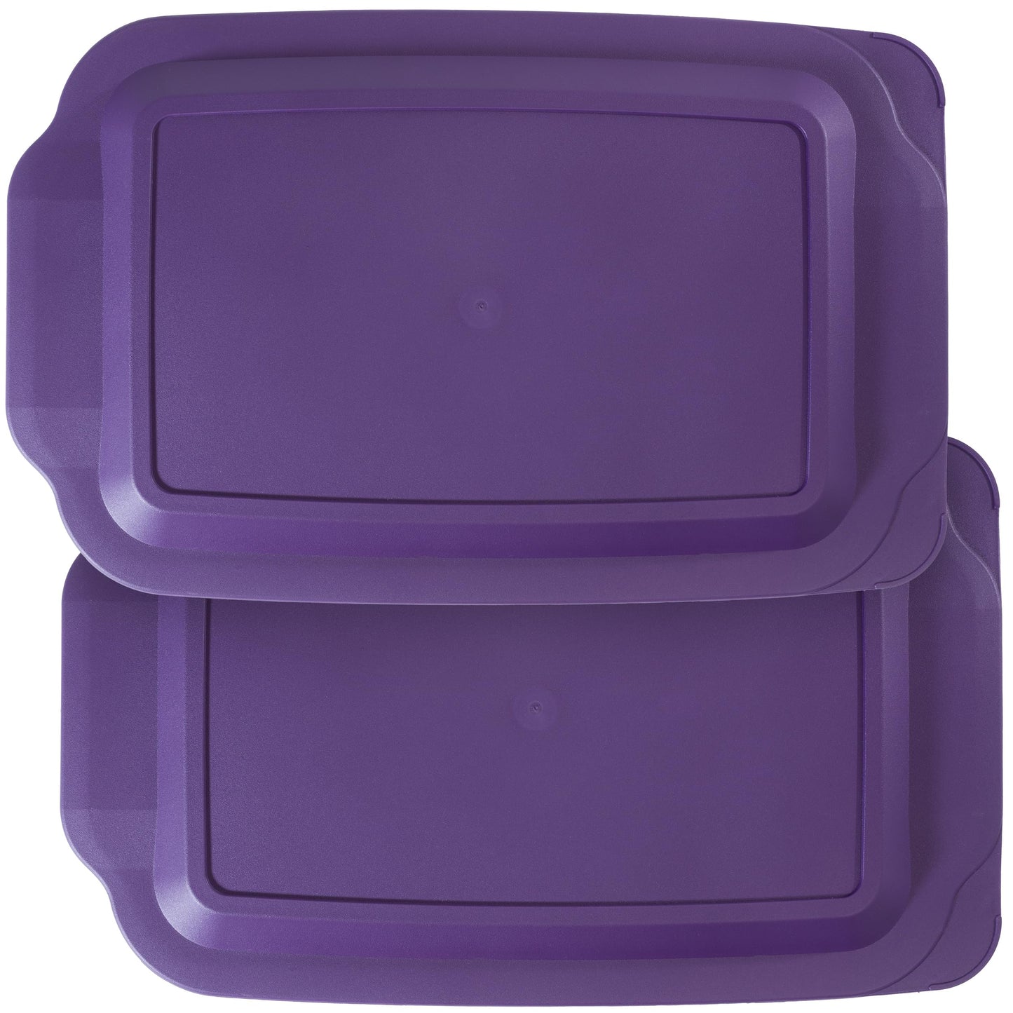 Replacement Lid Cover for Pyrex 3 QT Glass Baking Dish Caserole Container 233-PC (Purple), 2-Pack