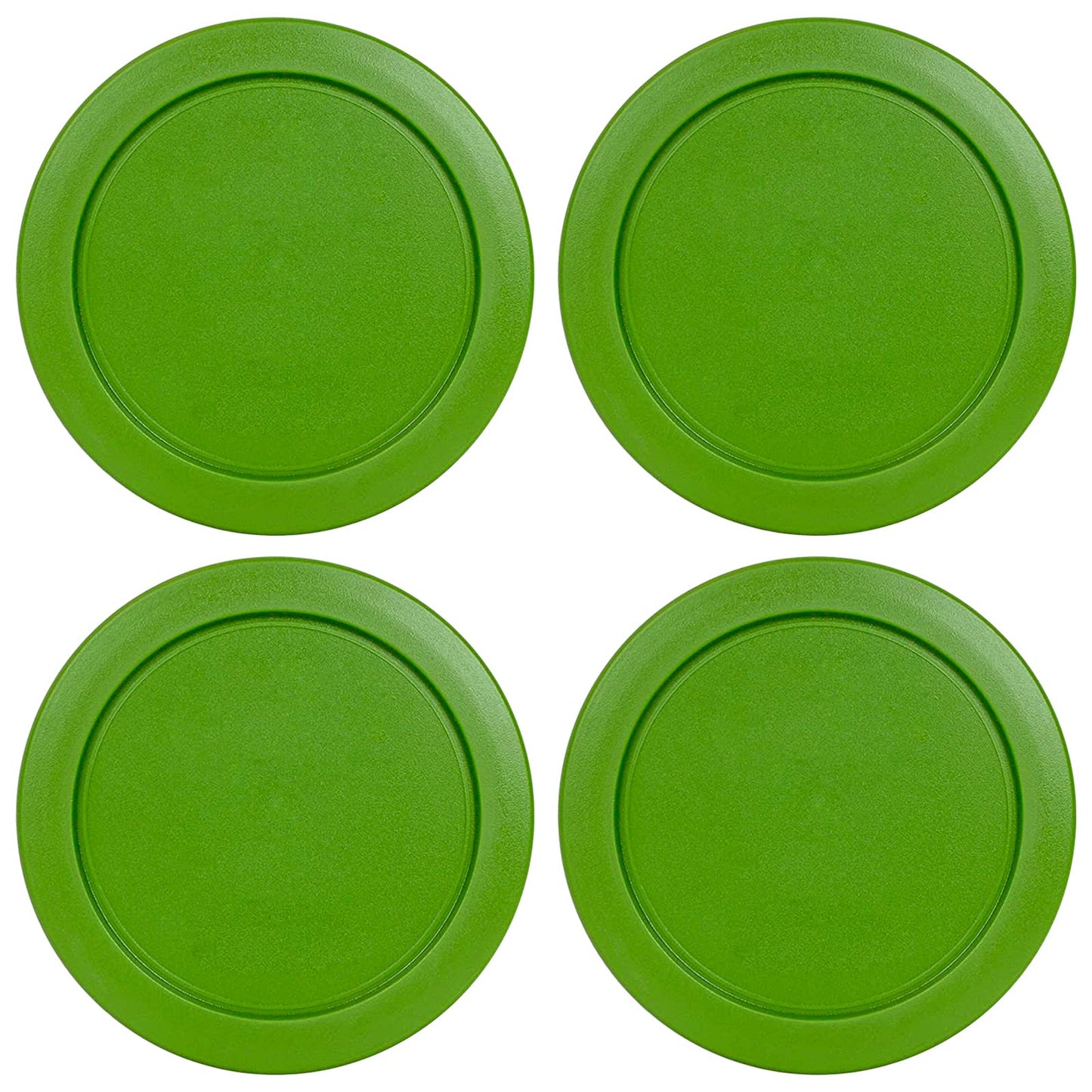 Replacement Lid for Pyrex 5" Storage Plastic Cover 2 Cup Bowl 7200-PC Green (4-Pack)