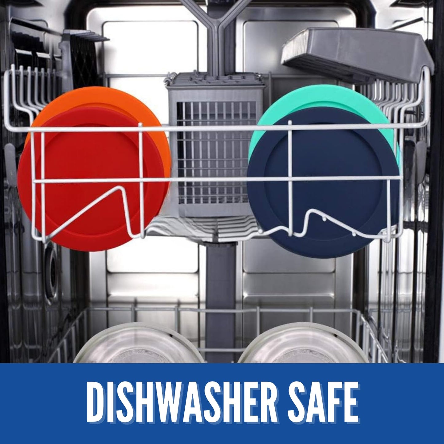 Replacement Lids for Pyrex Glass Food Storage Containers Rectangular (1) 1-Cup (2) 2-Cup (2) 4-Cup (1) 7-Cup (2) 3-Cup (1) 6-Cup Round Rectangle (Red)