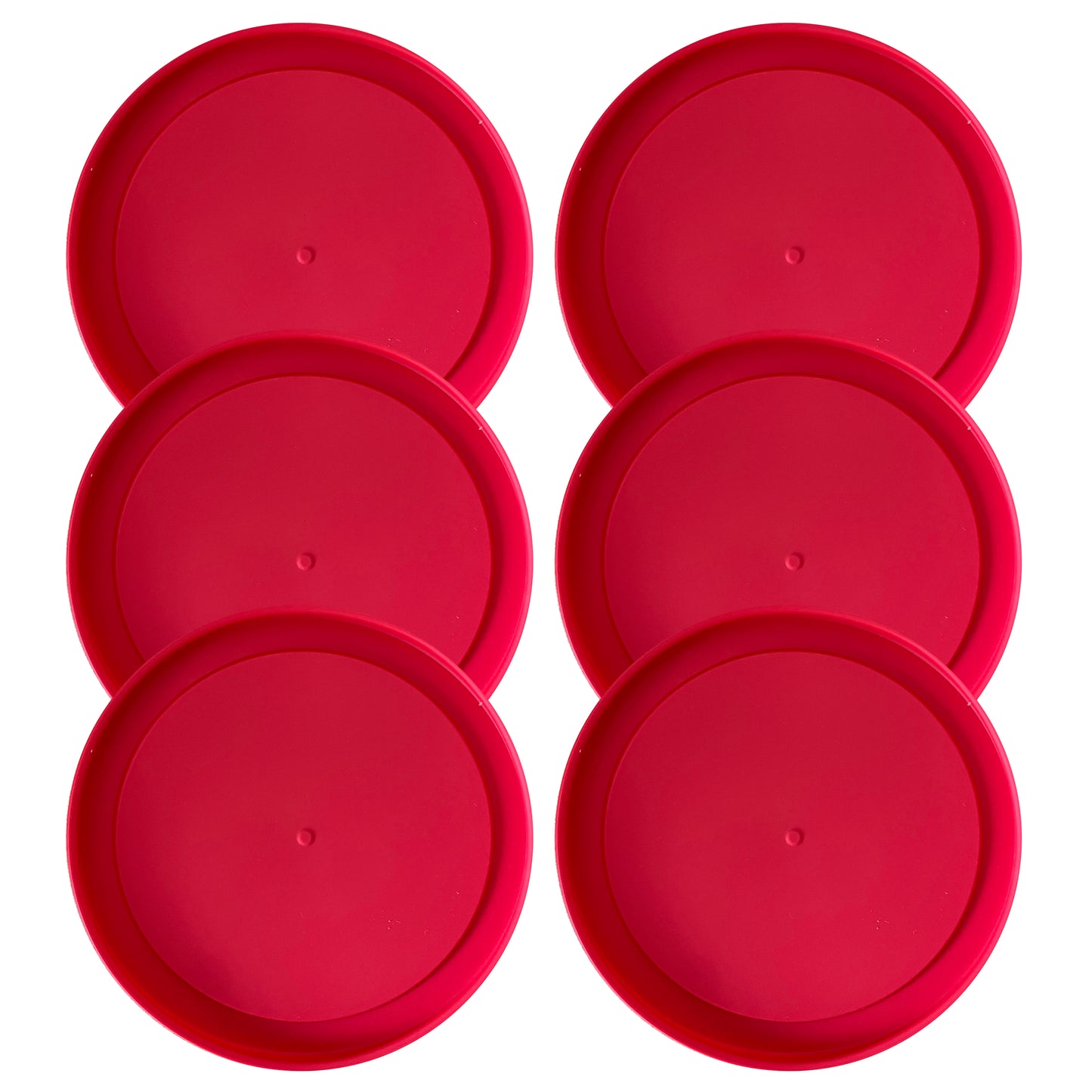Replacement Lid for Pyrex 4" Storage Plastic Cover 1 Cup Bowl Dish 7202-PC Red (6-Pack)
