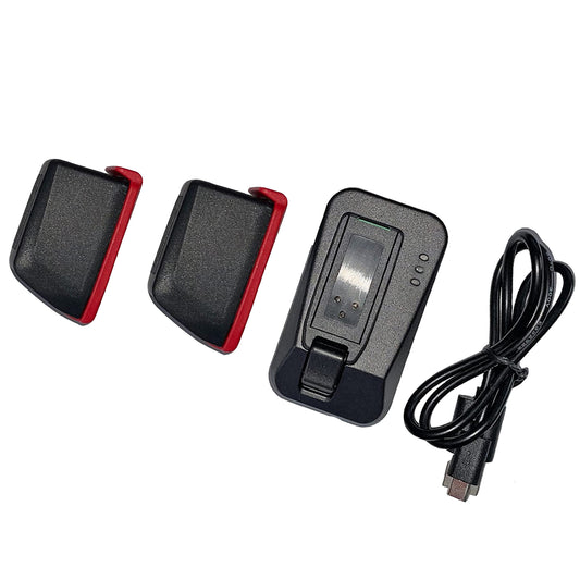 2 Replacement Batteries + Charger for Sram AXS/eTap (XX1 X0 GX Reverb)