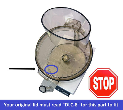 Large Pusher/Sleeve Assembly Replacement for Cuisinart DLC-018BGTX (DLC-018BGTX-1)