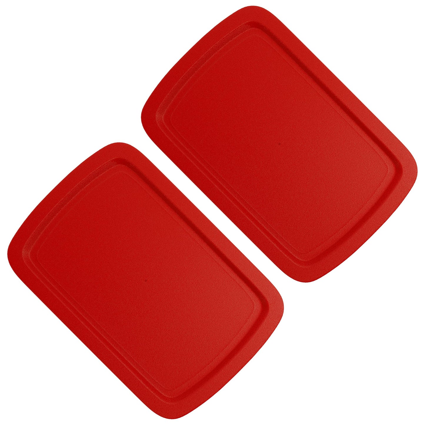 Replacement Lid for Pyrex C-233-PC Easy Grab 9x13 Casserole Glass Baking Dish Container Fits 3-Quart Model 233 with Cut-Out Handles Only (2-Pack)