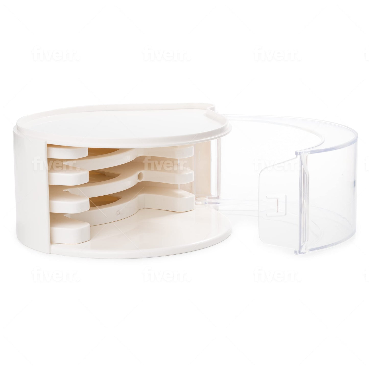 Cutting Blade Disc Holder Storage for Cuisinart Food Processors DLC-DH (Stores 3 Cutting Disc Blades)