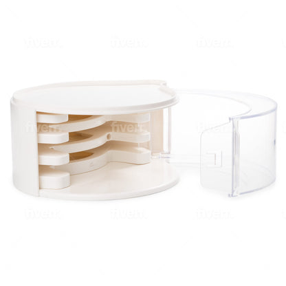 Cutting Blade Disc Holder Storage for Cuisinart Food Processors DLC-DH (Stores 3 Cutting Disc Blades)