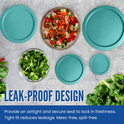 MRX Solutions Replacement Lids for Pyrex Containers (2) 1-Cup (3) 2-Cup (2) 4-Cup (2) 7-Cup