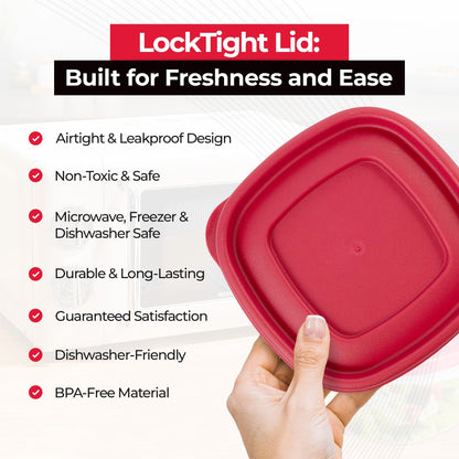 Replacement Lids for Rubbermaid Food Storage Containers .5 Cup, 1.25/2 Cup, 3/57 Cup Vented
