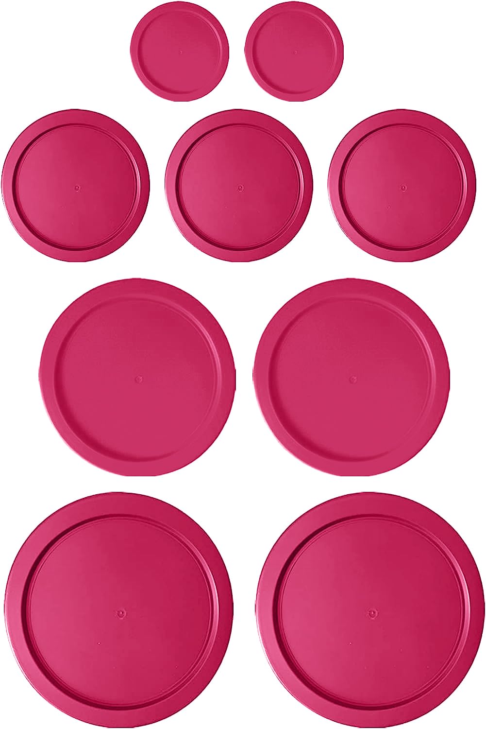 MRX Solutions Replacement Lids for Pyrex Containers (2) 1-Cup (3) 2-Cup (2) 4-Cup (2) 7-Cup