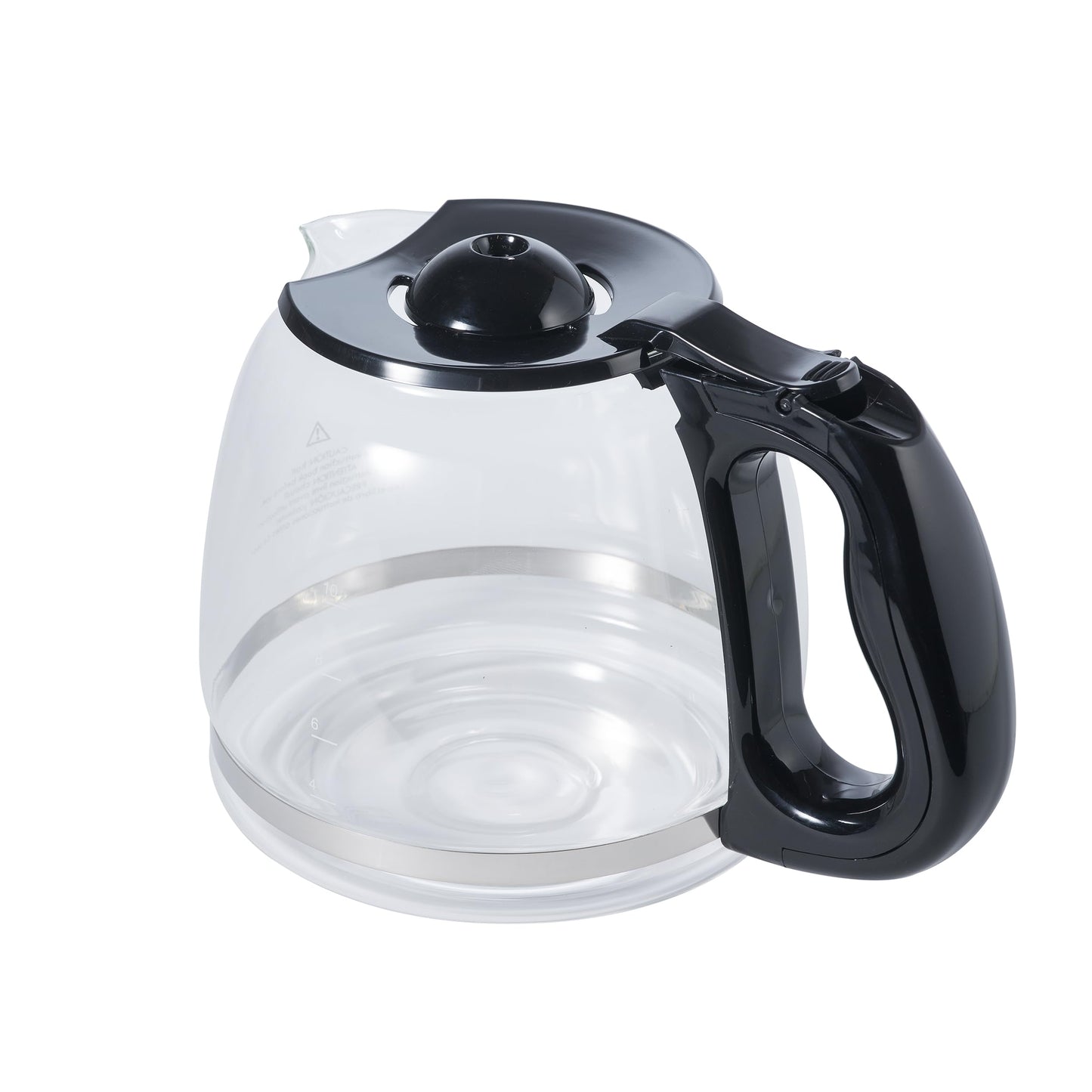 Replacement 12-Cup Glass Carafe for BLACK+DECKER Coffee Makers (2 Extra Lids)