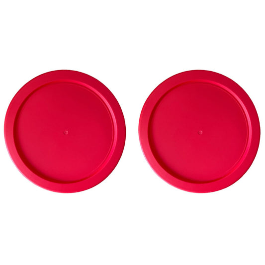 Replacement Lid for Pyrex 5" Storage Plastic Cover 2 Cup Bowl Dish 7200-PC Red (2-Pack)