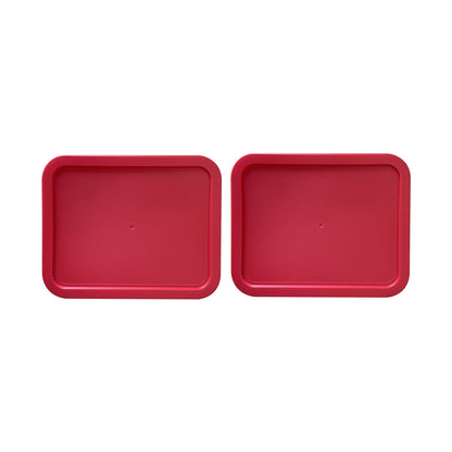 PY-6-CUP-RECT-RED X2