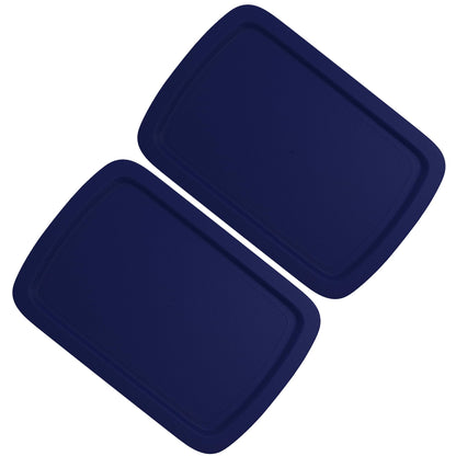 Replacement Lid for Pyrex C-233-PC Easy Grab 9x13 Casserole Glass Baking Dish Container Fits 3-Quart Model 233 with Cut-Out Handles Only (2-Pack)