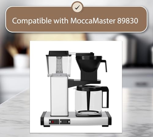 Replacement Carafe for Moccamaster KBG Coffee Maker Brewers Technivorm (89830) 10-Cup 1.25L 40oz, Glass Coffee Pot