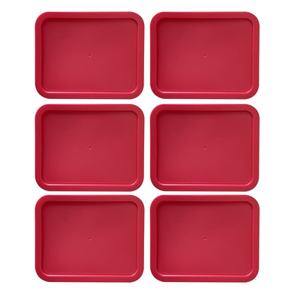 PY-6-CUP-RECT-RED X6