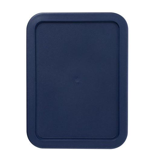 Replacement Lid for Pyrex 11-Cup (9.75 x 8-Inch) Rectangular Glass Food Storage Container Cover (for 7212/7212-PC) - BPA-Free, Navy, 1-Pack