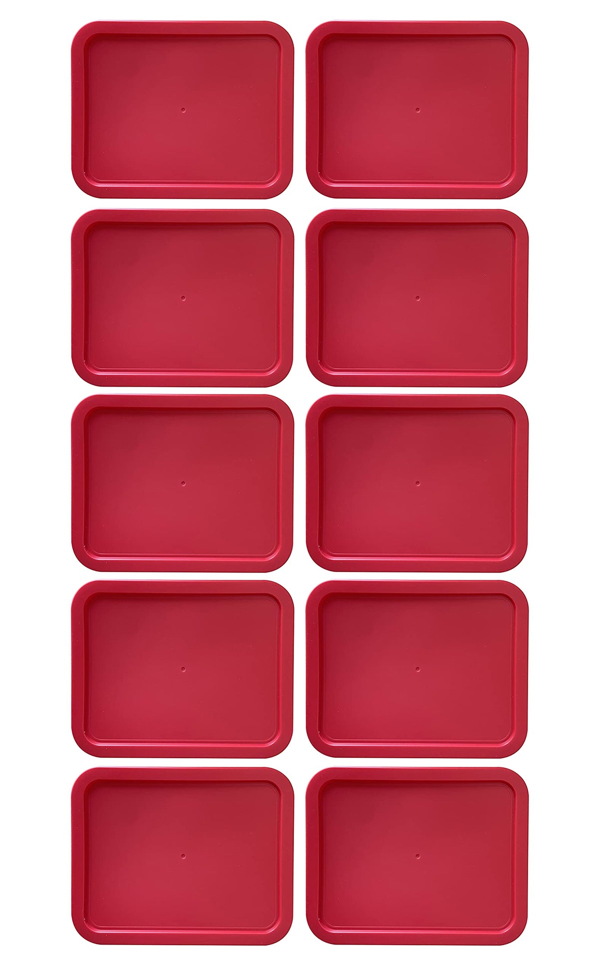 PY-6-CUP-RECT-RED X10