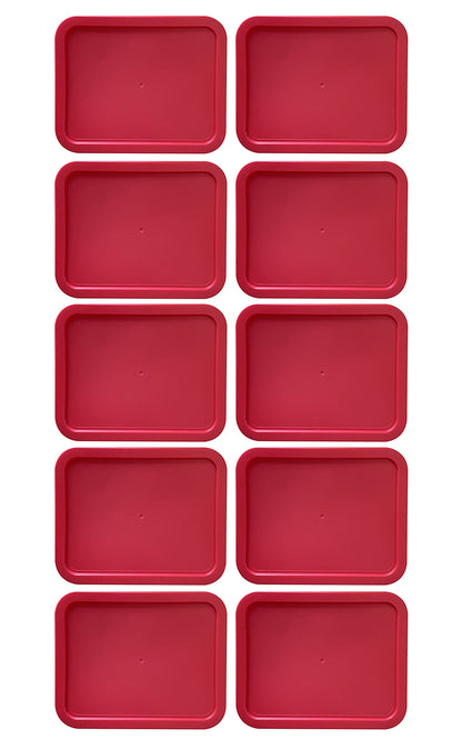 PY-6-CUP-RECT-RED X10