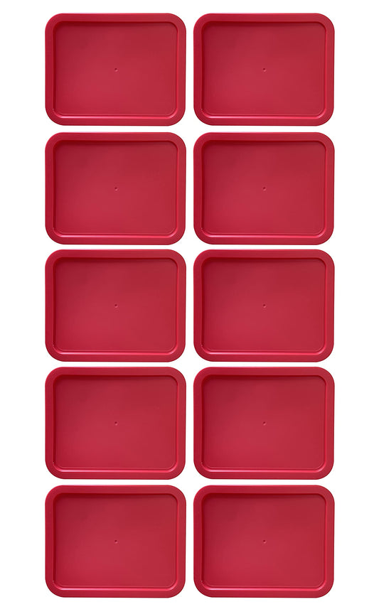 PY-6-CUP-RECT-RED X10
