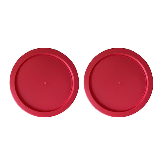 Replacement Lid for Pyrex 6 or 7 Cup Storage Plastic Cover Bowl Dish 7402-PC Red (2-Pack)