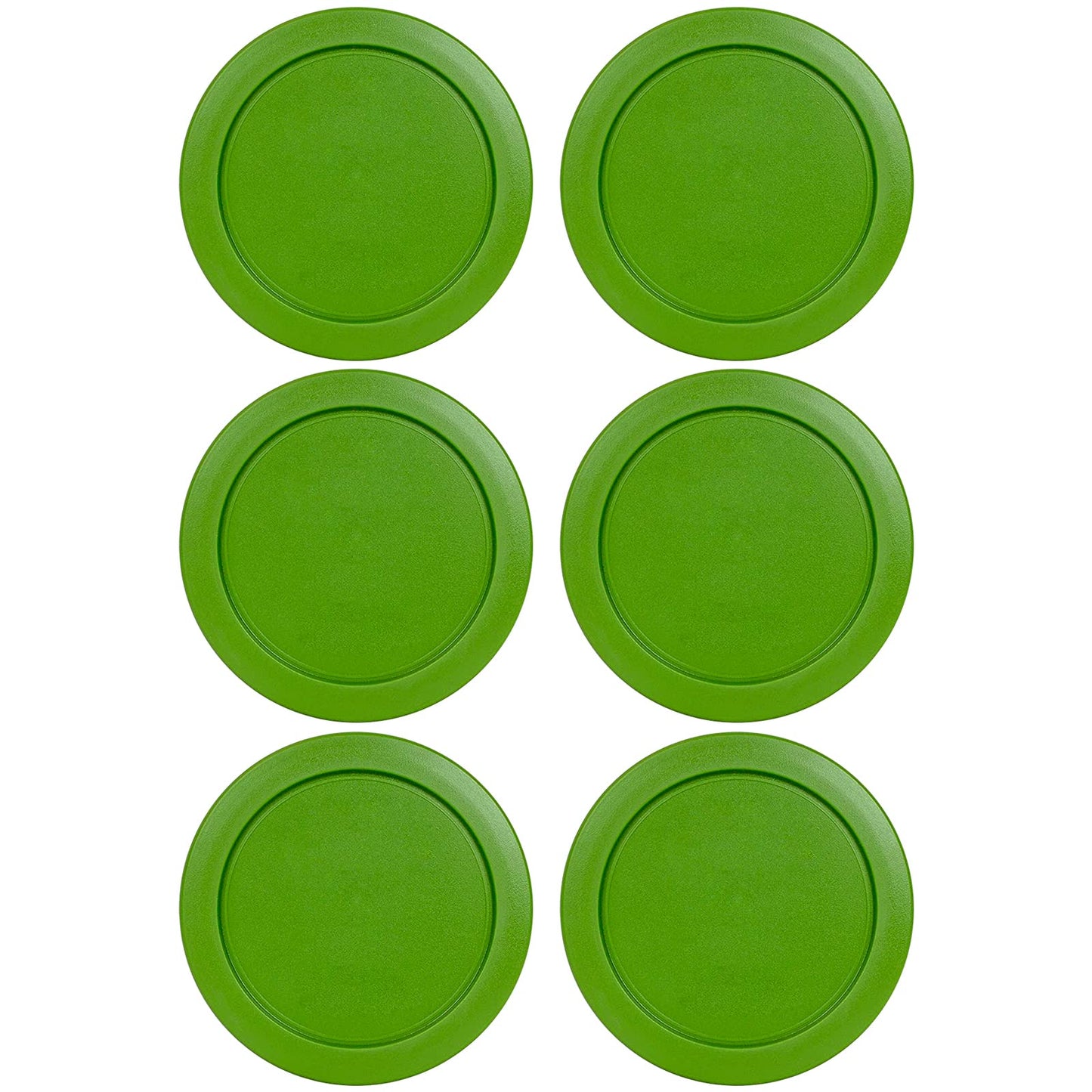 Replacement Lid for Pyrex 4" Storage Plastic Cover 1 Cup Bowl 7202-PC Green (6-Pack)