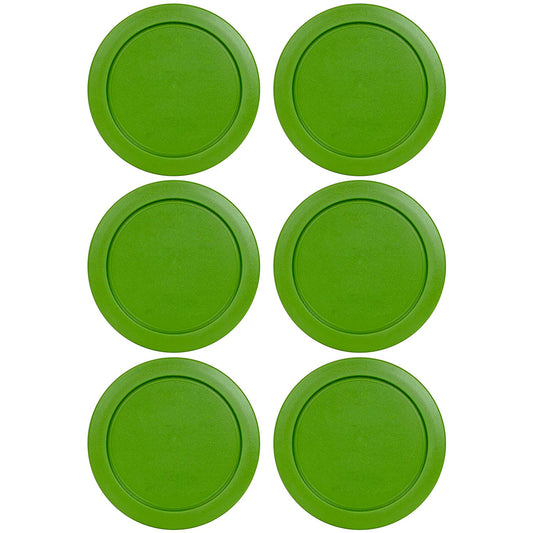 Replacement Lid for Pyrex 5" Storage Plastic Cover 2 Cup Bowl 7200-PC Green (6-Pack)