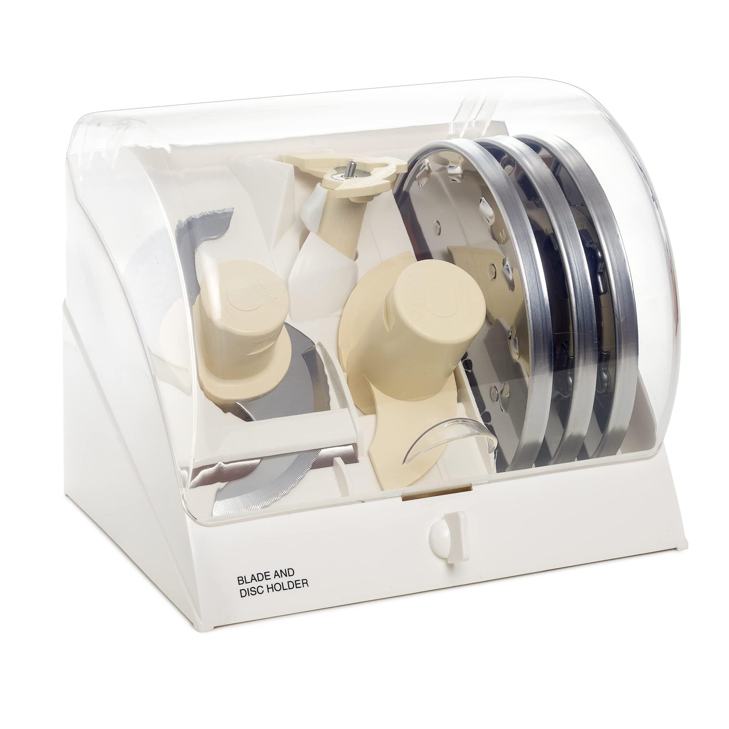 Cutting Blade and Disc Holder Storage for Cuisinart Food Processor Accessories BDH-2 (fits blades for DFP-11, DFP-14, DLC-10C, DLC-10S, DLC-10SY, DLC-10SYP1, DLC-2011, DLC-2014, DLC-8S and DLC-8SY)