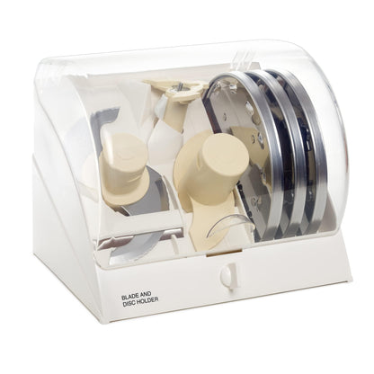 Cutting Blade and Disc Holder Storage for Cuisinart Food Processor Accessories BDH-2 (fits blades for DFP-11, DFP-14, DLC-10C, DLC-10S, DLC-10SY, DLC-10SYP1, DLC-2011, DLC-2014, DLC-8S and DLC-8SY)