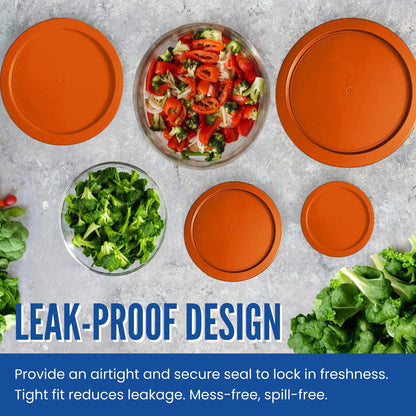 MRX Solutions Replacement Lids for Pyrex Containers (2) 1-Cup (3) 2-Cup (2) 4-Cup (2) 7-Cup