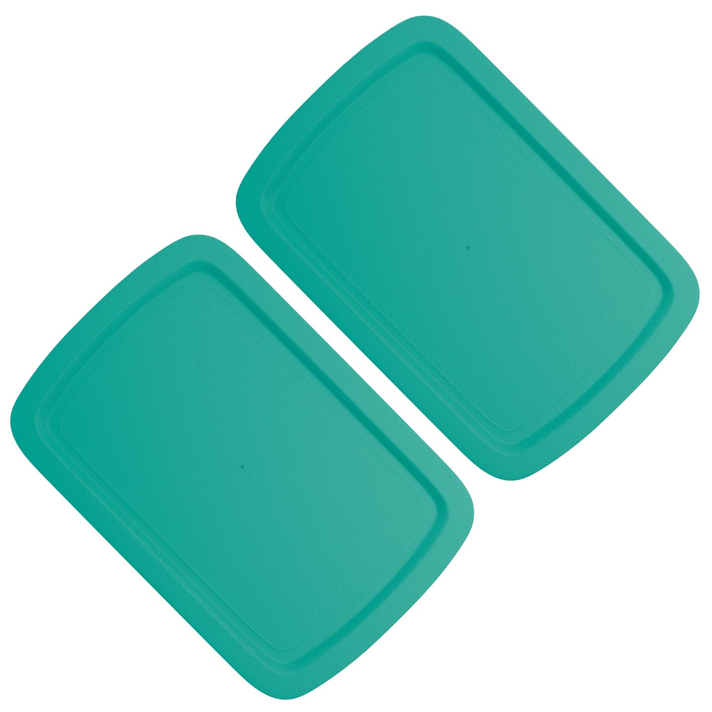 Replacement Lid for Pyrex C-233-PC Easy Grab 9x13 Casserole Glass Baking Dish Container Fits 3-Quart Model 233 with Cut-Out Handles Only (2-Pack)