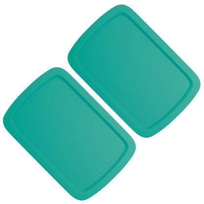 Replacement Lid for Pyrex C-233-PC Easy Grab 9x13 Casserole Glass Baking Dish Container Fits 3-Quart Model 233 with Cut-Out Handles Only (2-Pack)