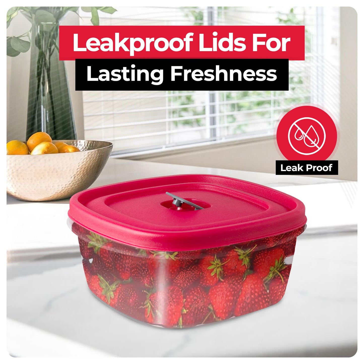 Replacement Lids for Rubbermaid Food Storage Containers .5 Cup, 1.25/2 Cup, 3/57 Cup Vented