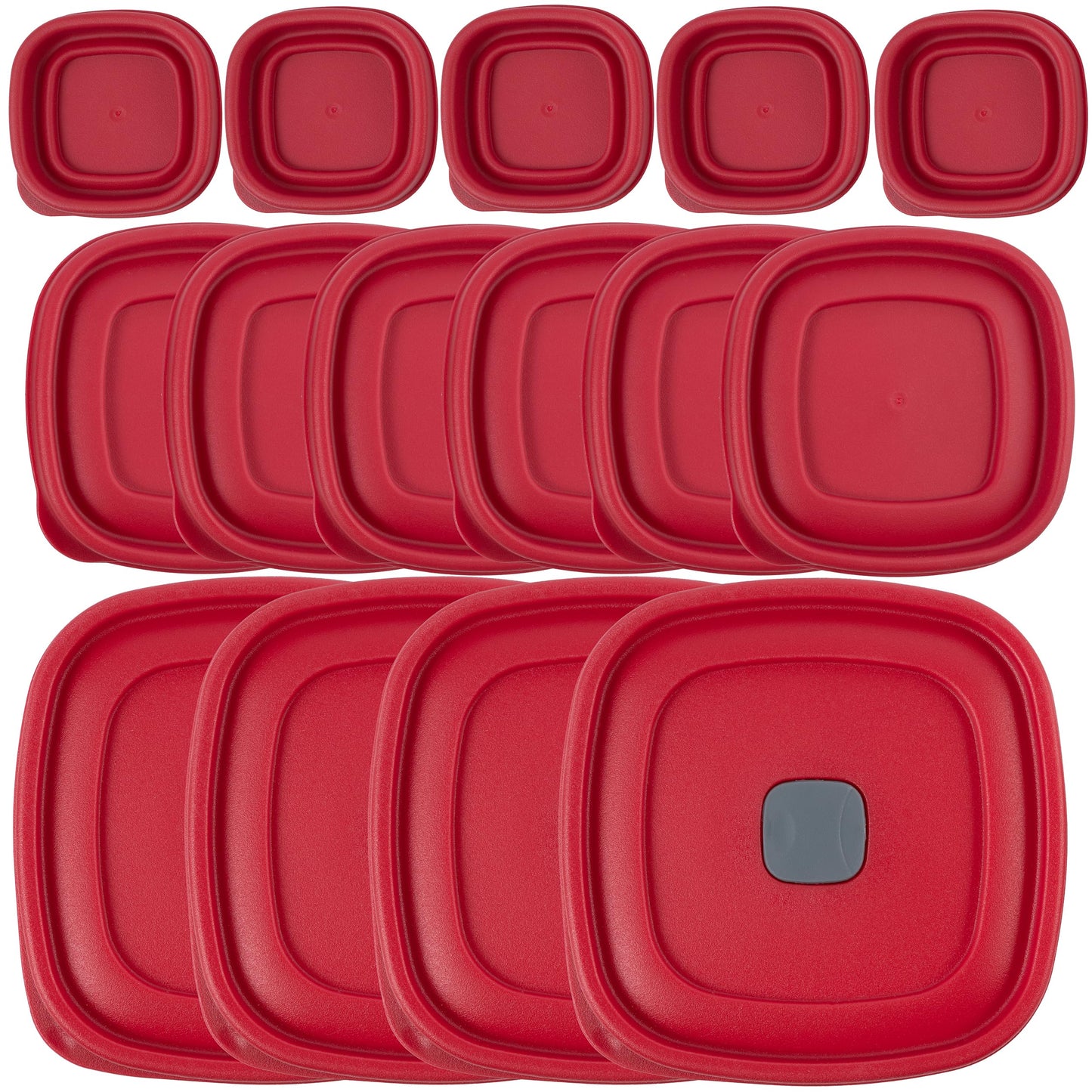Replacement Lids for Rubbermaid Food Storage Containers .5 Cup, 1.25/2 Cup, 3/57 Cup Vented