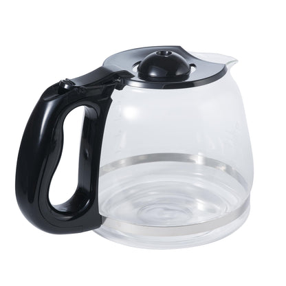 Replacement 12-Cup Glass Carafe for BLACK+DECKER Coffee Makers (2 Extra Lids)