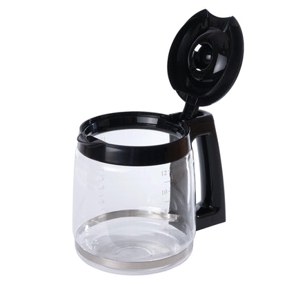 Replacement 12-Cup Glass Carafe for Hamilton Beach Coffee Makers - Compatible with Models 46300, 46310, 49950, 49980, and More – BPA-Free, Easy-Grip Handle, Dishwasher Safe
