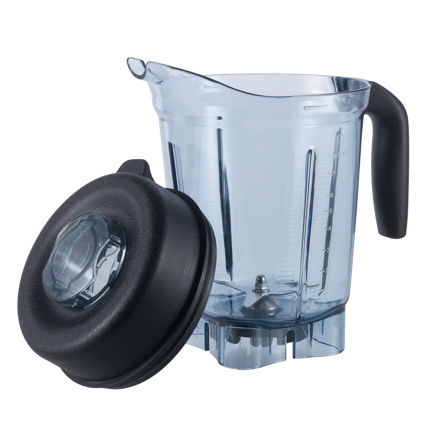Blender Pitcher 64oz Low-Profile Compatible with Vitamix Container Jar Cup Replacement 750, 5200, 7500, E310, VM0103 & More