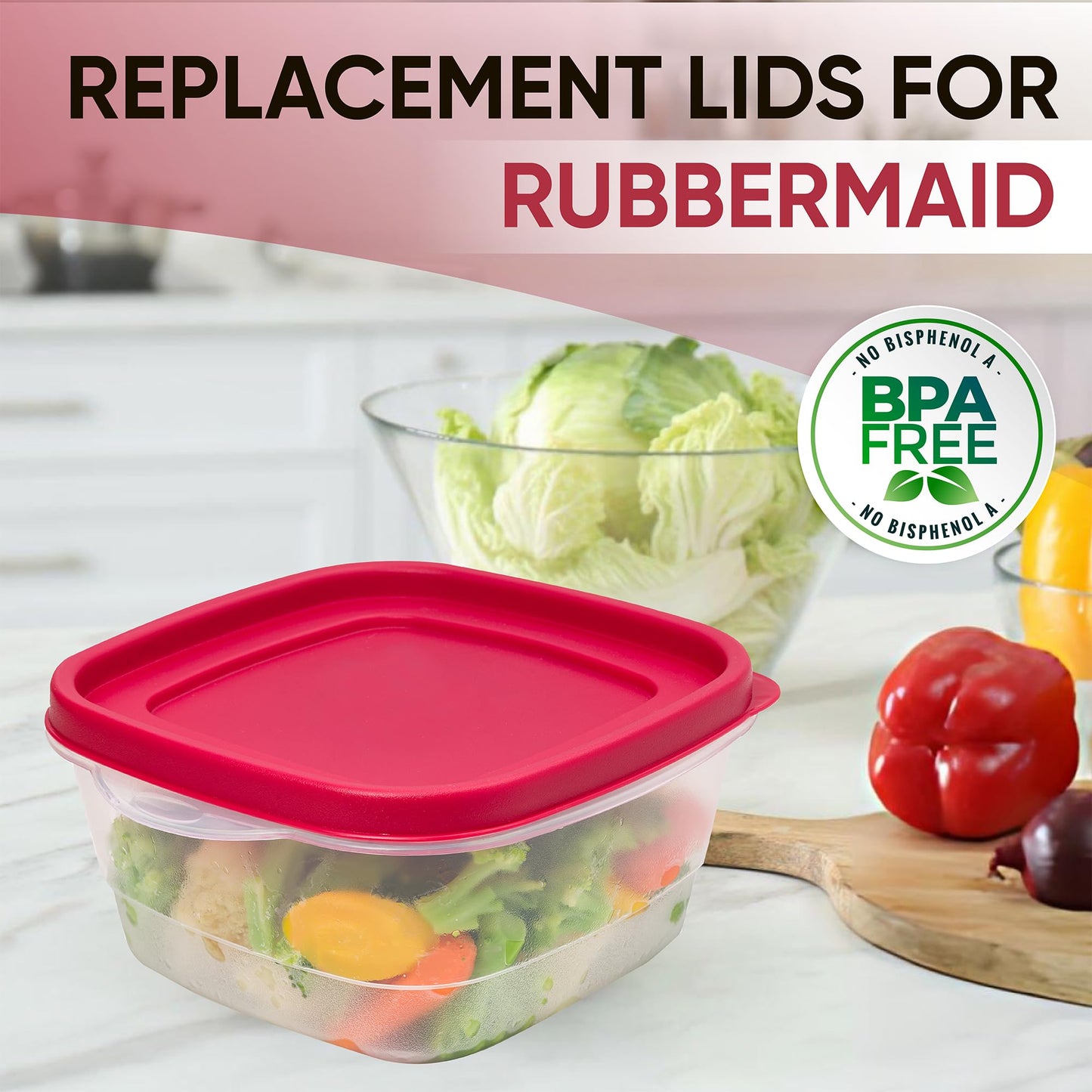 Replacement Lids for Rubbermaid Food Storage Containers