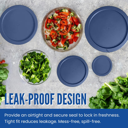MRX Solutions Replacement Lids for Pyrex Containers (2) 1-Cup (3) 2-Cup (2) 4-Cup (2) 7-Cup