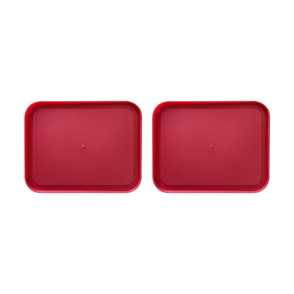 Replacement Lid for Pyrex Plastic Red Cover 6 Cup Bowl Dish Rectangle 7211-PC (2-Pack)