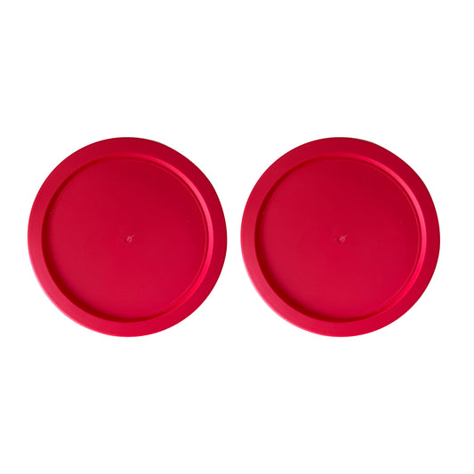 Replacement Lid for Pyrex 4" Storage Plastic Cover 1 Cup Bowl Dish 7202-PC Red 2-Pack)